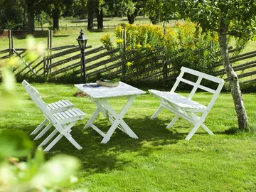 Hillerstorp Torpet Matgrupp Utomhus - Vit - Utemöbler - Utegrupp - Matgrupper utomhus