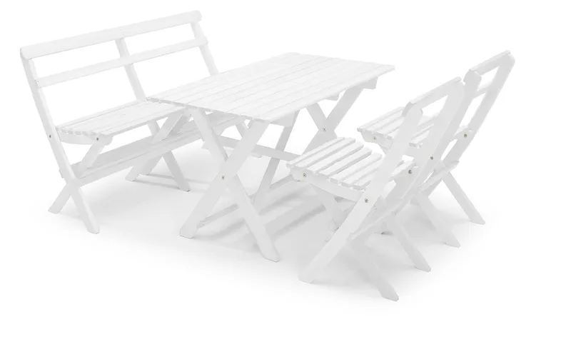 Hillerstorp Torpet Matgrupp Utomhus, Vit