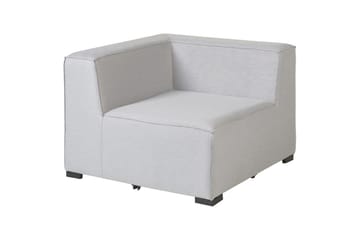 Hörnsoffa med fotpall Arezzo Grå/svart, Vänstervänd - Grå/svart, Vänstervänd - Utemöbler - Utegrupp - Loungegrupp