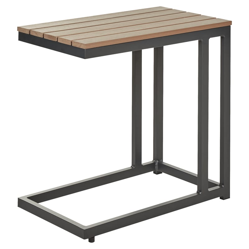 Hörnsoffa utomhus med Bord 5-Sits Messina Vänstervänd - Svart/Beige/Grå - Utemöbler - Utegrupp - Loungegrupp