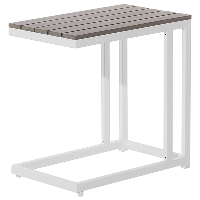 Hörnsoffa utomhus med Bord 5-Sits Messina Vänstervänd - Vit/Beige/Grön - Utemöbler - Utegrupp - Loungegrupp