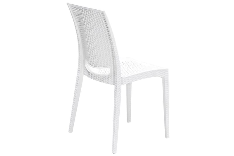 Hysen Matgrupp Utomhus 4-sits Vit - Utemöbler - Utegrupp - Matgrupper utomhus