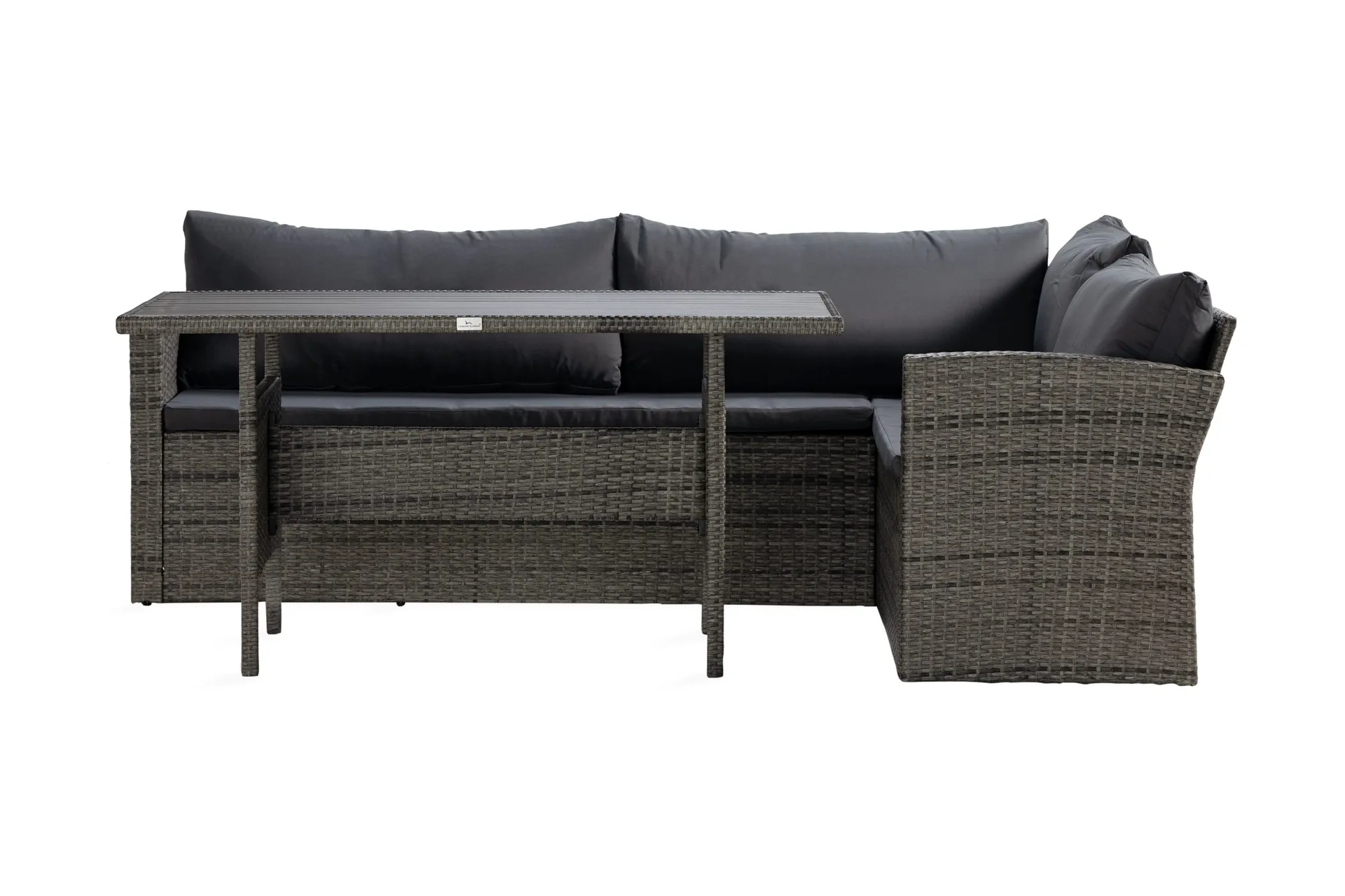 james light loungegrupp höger - grå / gråa dynor