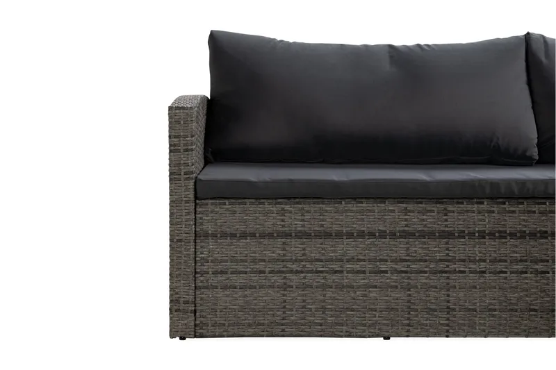 James Light Loungegrupp Höger - Grå / Gråa dynor - Utemöbler - Utegrupp - Loungegrupp