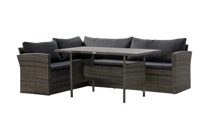 James Light Soffgrupp Utomhus  5-sits - Grå - Utemöbler - Utegrupp - Loungegrupp