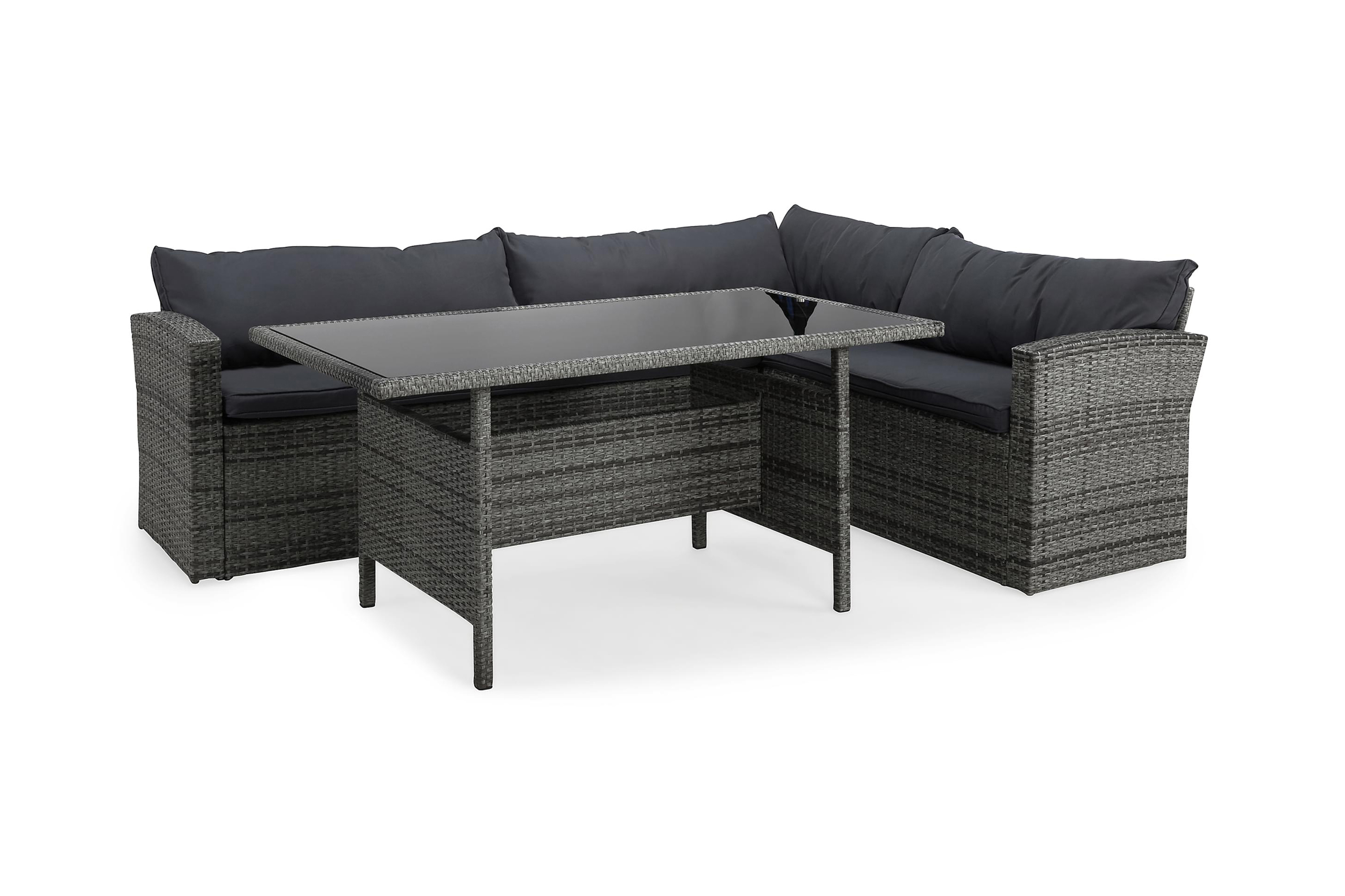 james light soffgrupp utomhus  5-sits - grå