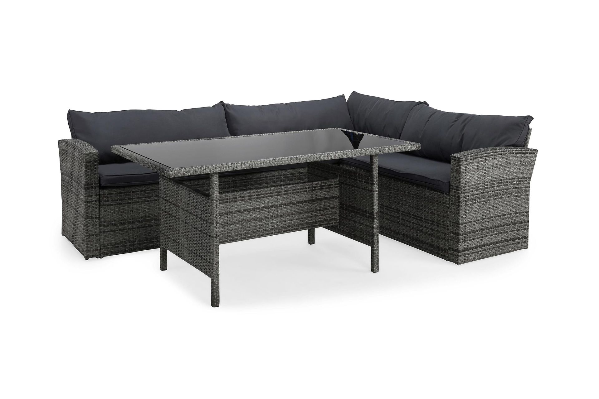 james light soffgrupp utomhus 5-sits - grå