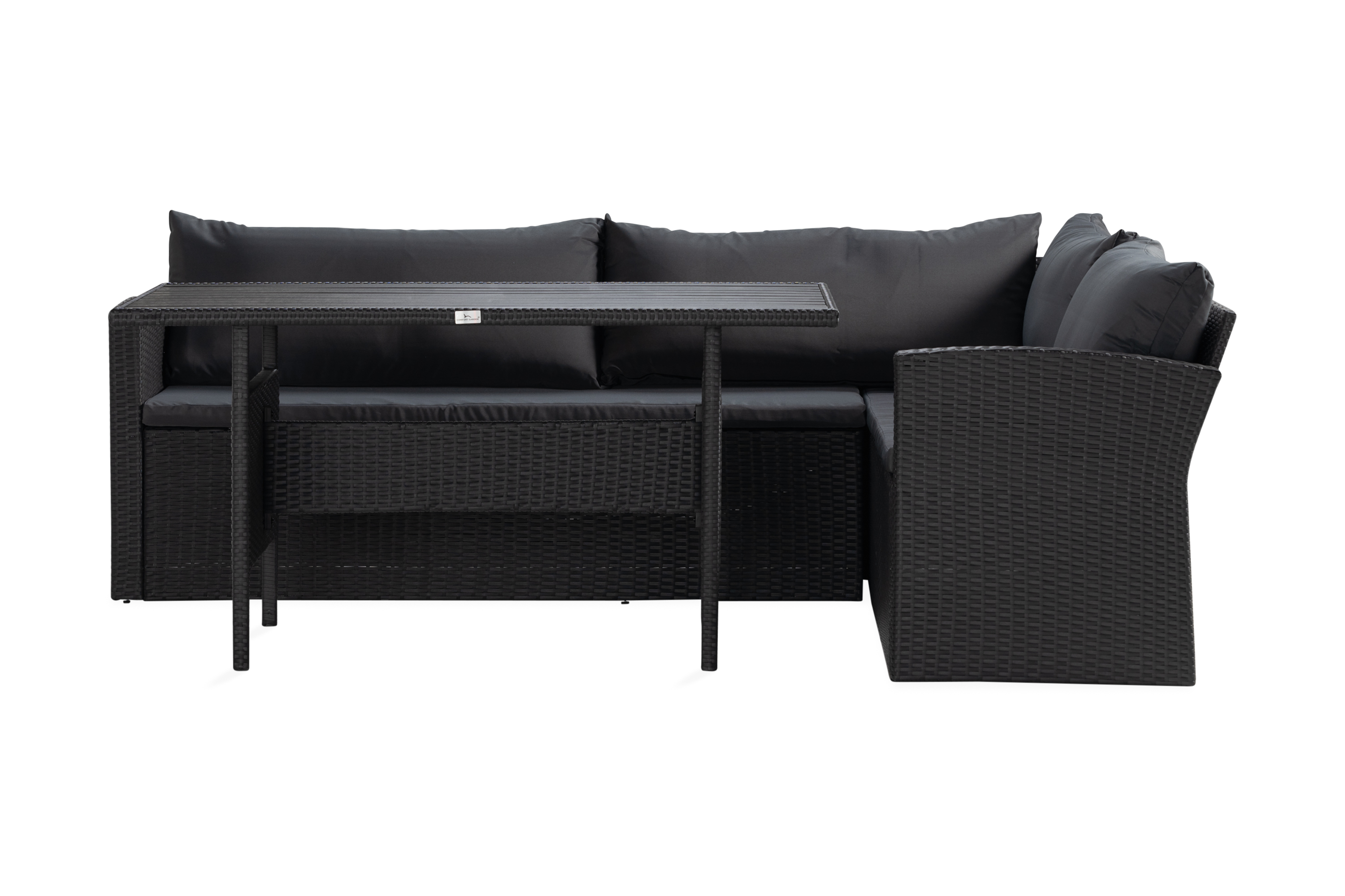 james light soffgrupp utomhus  5-sits - svart