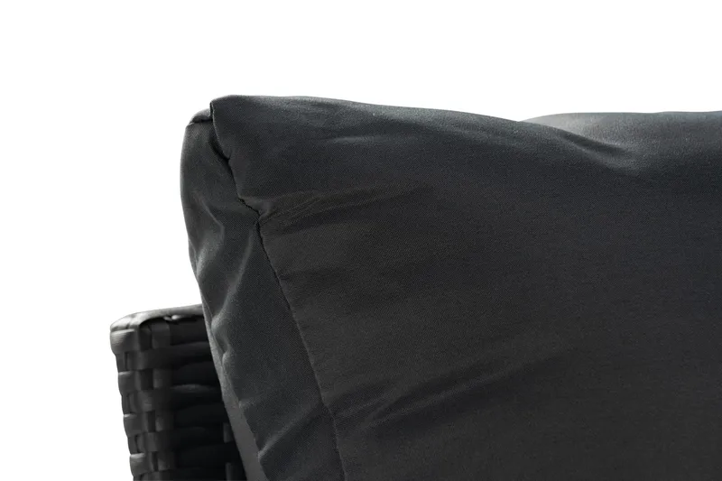 James Light Soffgrupp Utomhus  5-sits - Svart - Utemöbler - Utegrupp - Loungegrupp