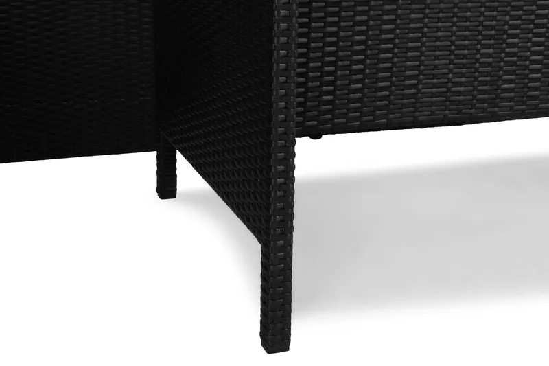 James Light Soffgrupp Utomhus  5-sits - Svart - Utemöbler - Utegrupp - Loungegrupp