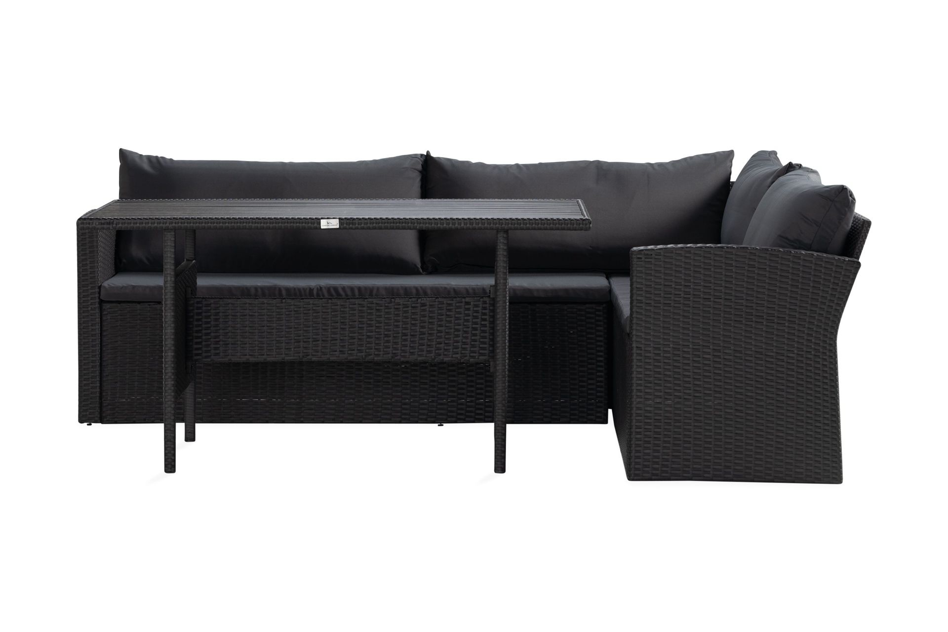 james light soffgrupp utomhus  5-sits - svart