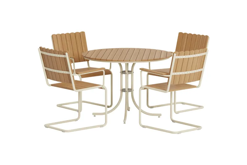 Kullaberg matgrupp utomhus, Beige