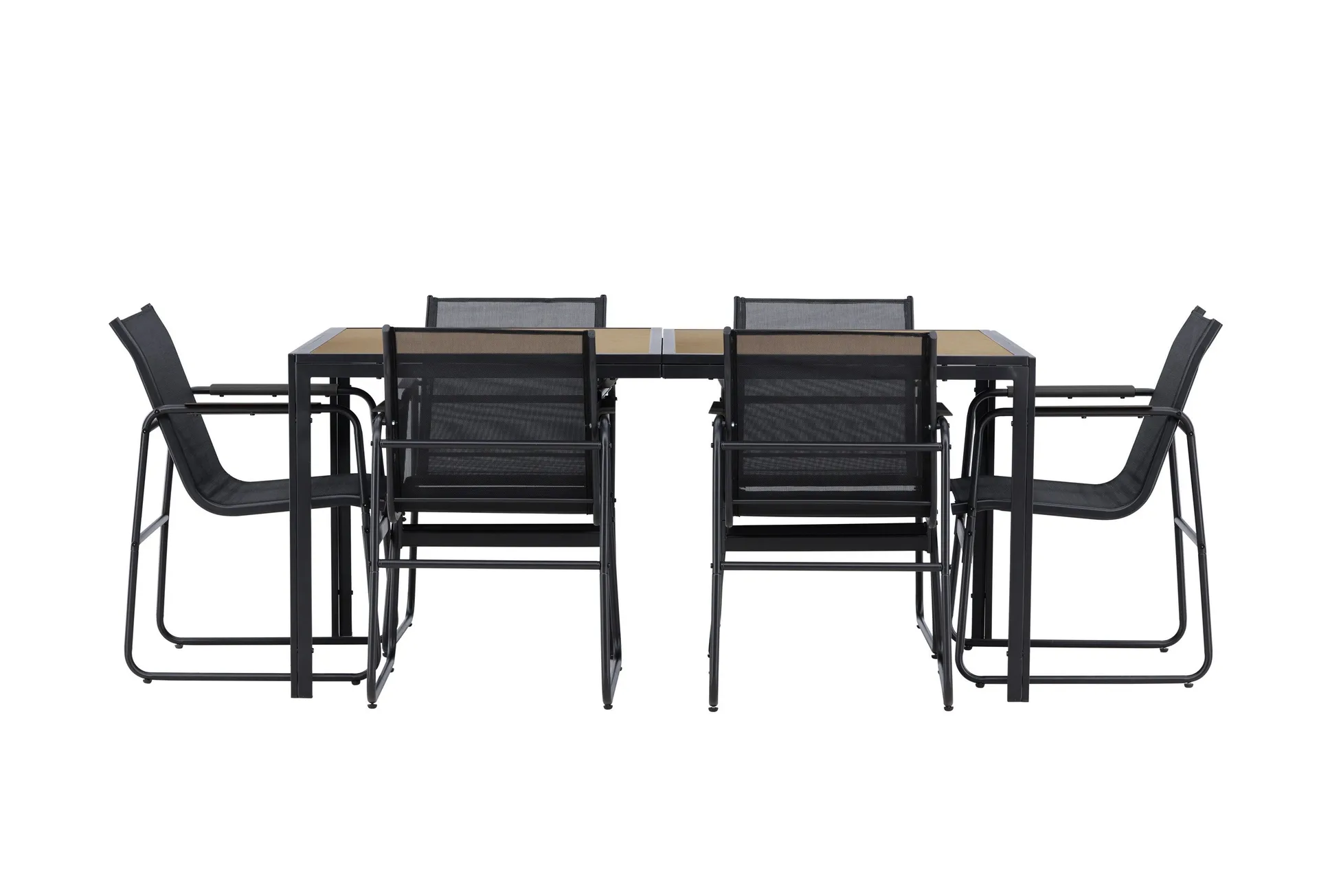 Lampedusa Matgrupp Utomhus 6-sits - Svart