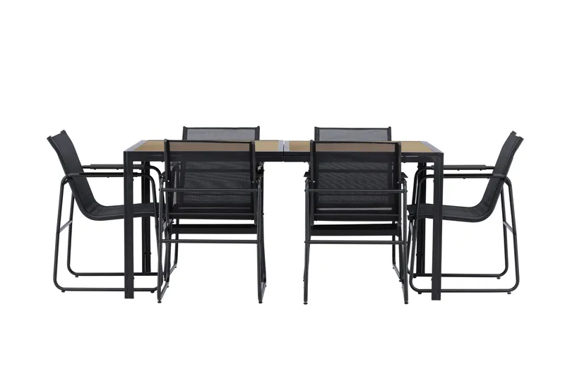 Lampedusa Matgrupp Utomhus 6-sits, Svart