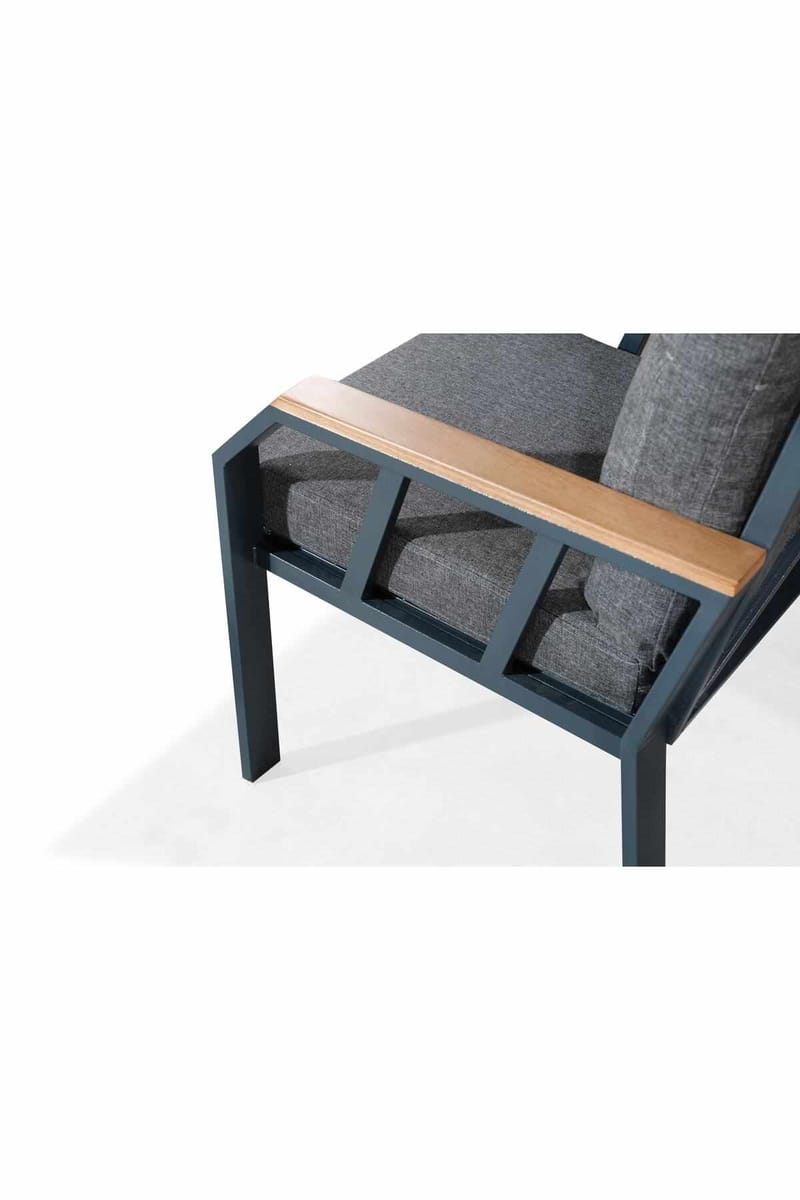 Lenvi Loungegrupp Utomhus - Mörkgrå - Utemöbler - Utegrupp - Loungegrupp