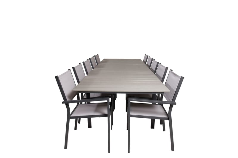 Levels Matgrupp Utomhus 225-325 cm Rektangulär med 10 Copacabana Utestolar - Utemöbler - Utegrupp - Matgrupper utomhus