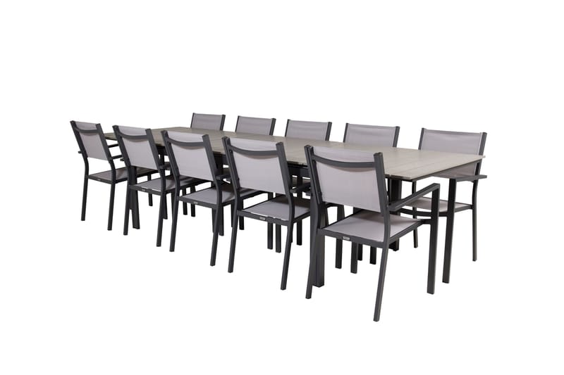 Levels Matgrupp Utomhus 225-325 cm Rektangulär med 10 Copacabana Utestolar - Utemöbler - Utegrupp - Matgrupper utomhus