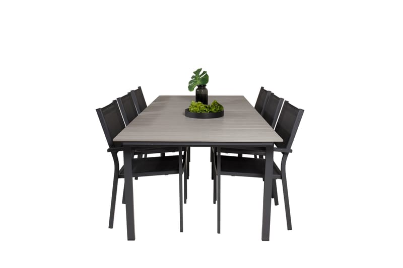 Levels Matgrupp Utomhus 230-310 cm Rektangulär med 6 Copacabana Utestolar - Utemöbler - Utegrupp - Matgrupper utomhus