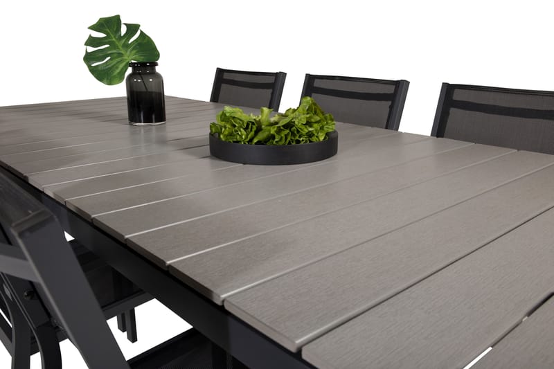 Levels Matgrupp Utomhus 230-310 cm Rektangulär med 6 Copacabana Utestolar - Utemöbler - Utegrupp - Matgrupper utomhus