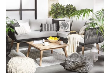 Alcamo Loungegrupp Utomhus - Grå - Utemöbler - Utegrupp - Loungegrupp