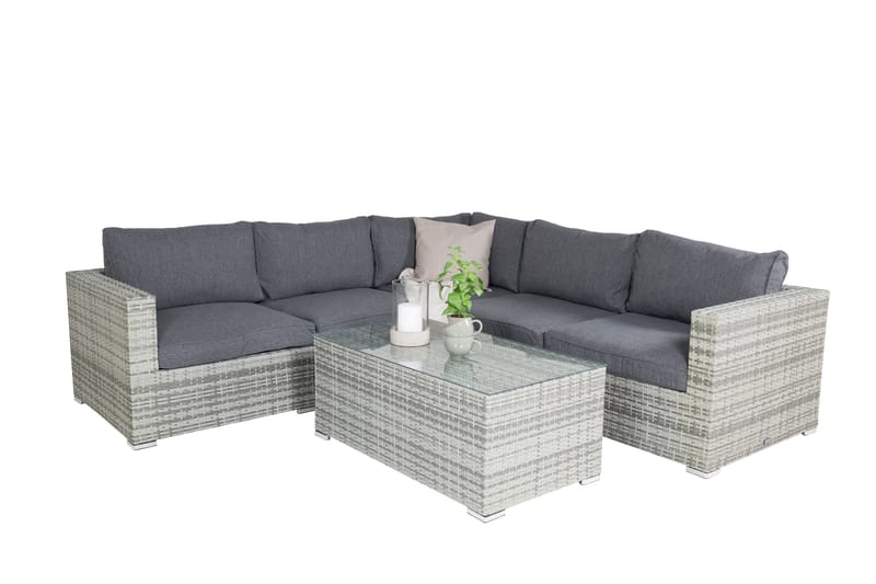 Amazon Loungesoffa Utomhus - Grå - Utemöbler - Utegrupp - Loungegrupp