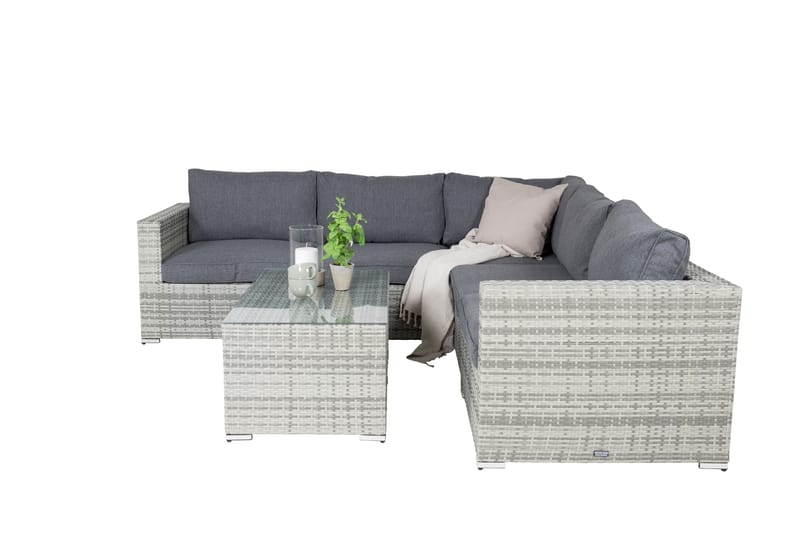Amazon Loungesoffa Utomhus - Grå - Utemöbler - Utegrupp - Loungegrupp