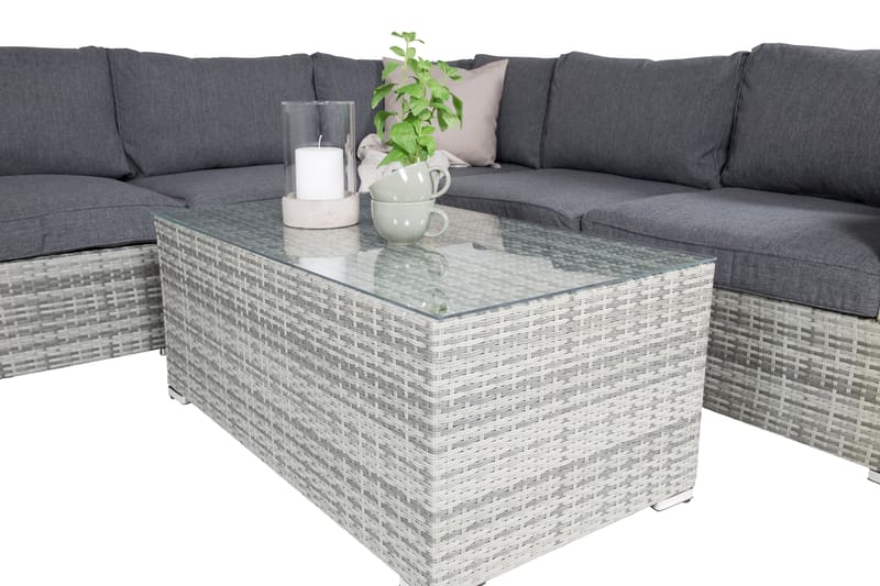 Amazon Loungesoffa Utomhus - Grå - Utemöbler - Utegrupp - Loungegrupp