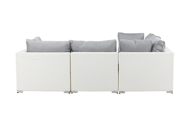 Amazon Loungesoffa Utomhus - Grå/Vit - Utemöbler - Utegrupp - Loungegrupp
