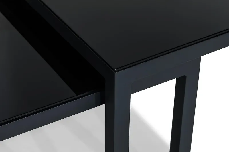 Aspvik Loungegrupp - Svart / Beiga dynor - Utemöbler - Utegrupp - Loungegrupp