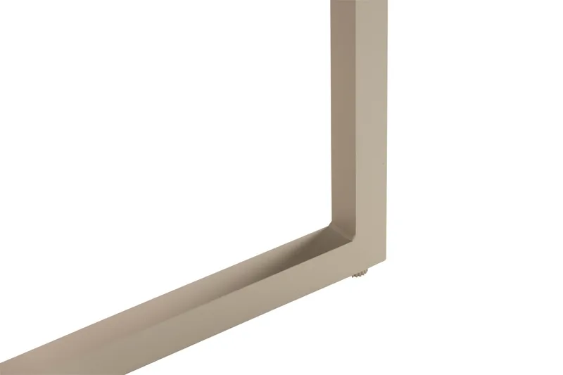 Aspvik Stor Loungegrupp Utomhus – 7-sits Loungeset i Aluminium - Grå / Beigea dynor - Utemöbler - Utegrupp - Loungegrupp