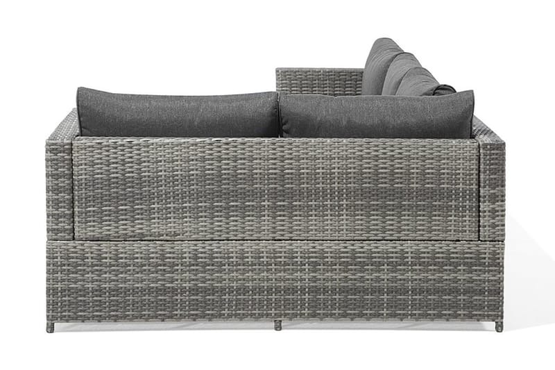 Avola Loungegrupp Utomhus 212 cm - Grå - Utemöbler - Utegrupp - Loungegrupp
