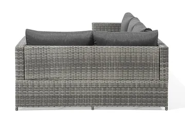 Avola Loungegrupp Utomhus 212 cm - Grå - Utemöbler - Utegrupp - Loungegrupp