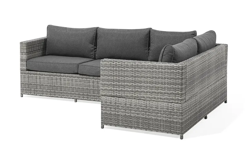 Avola Loungegrupp Utomhus 212 cm - Grå - Utemöbler - Utegrupp - Loungegrupp
