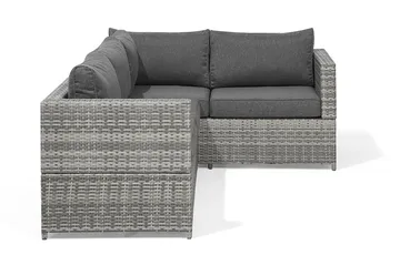 Avola Loungegrupp Utomhus 212 cm - Grå - Utemöbler - Utegrupp - Loungegrupp
