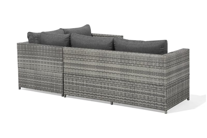 Avola Loungegrupp Utomhus 212 cm - Grå - Utemöbler - Utegrupp - Loungegrupp