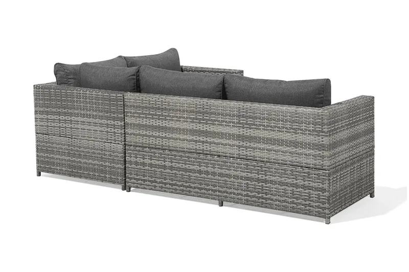 Avola Loungegrupp Utomhus 212 cm - Grå - Utemöbler - Utegrupp - Loungegrupp