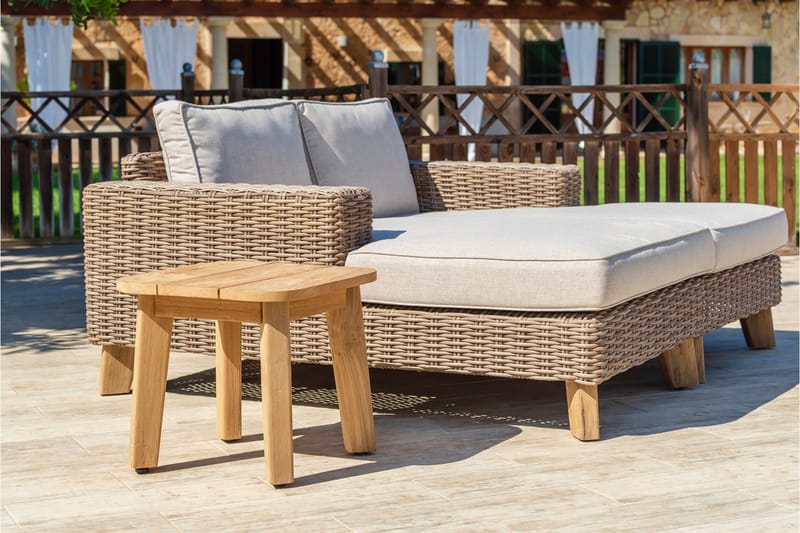BAHAMAS Loungegrupp Utomhus 2-4-sits Beige - Utemöbler - Utegrupp - Loungegrupp