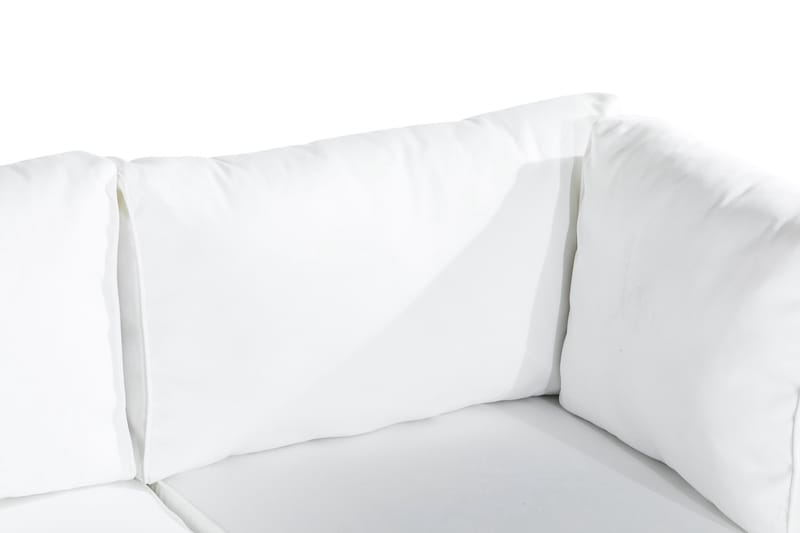 BAHAMAS Loungegrupp Utomhus 3-sits Bord Fåtölj Svart - Utemöbler - Loungemöbler