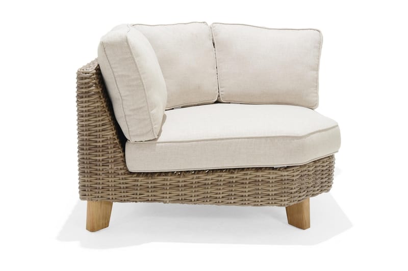 BAHAMAS Loungegrupp Utomhus 5-sits Beige - Utemöbler - Utegrupp - Loungegrupp