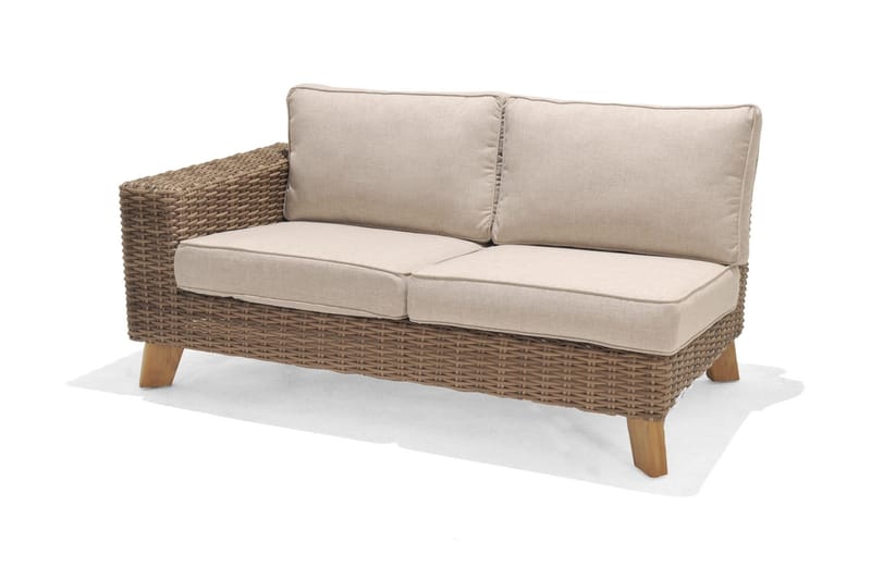 BAHAMAS Loungegrupp Utomhus 5-sits Beige - Utemöbler - Utegrupp - Loungegrupp