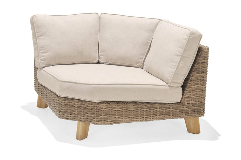 BAHAMAS Loungegrupp Utomhus 5-sits Beige - Utemöbler - Utegrupp - Loungegrupp