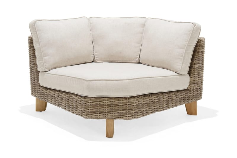 BAHAMAS Loungegrupp Utomhus 5-sits Beige - Utemöbler - Utegrupp - Loungegrupp