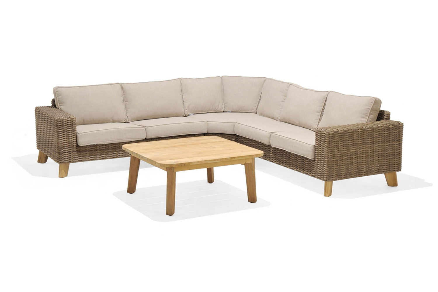 bahamas loungegrupp utomhus 5-sits beige -