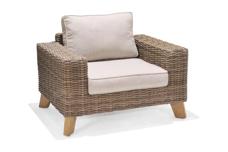 BAHAMAS Loungegrupp Utomhus 5-sits Beige - Utemöbler - Utegrupp - Loungegrupp