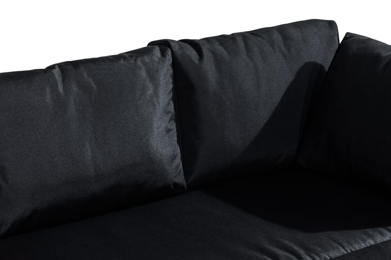 BAHAMAS Loungegrupp Utomhus 5-sits Bord Divan Grå - Utemöbler - Loungemöbler