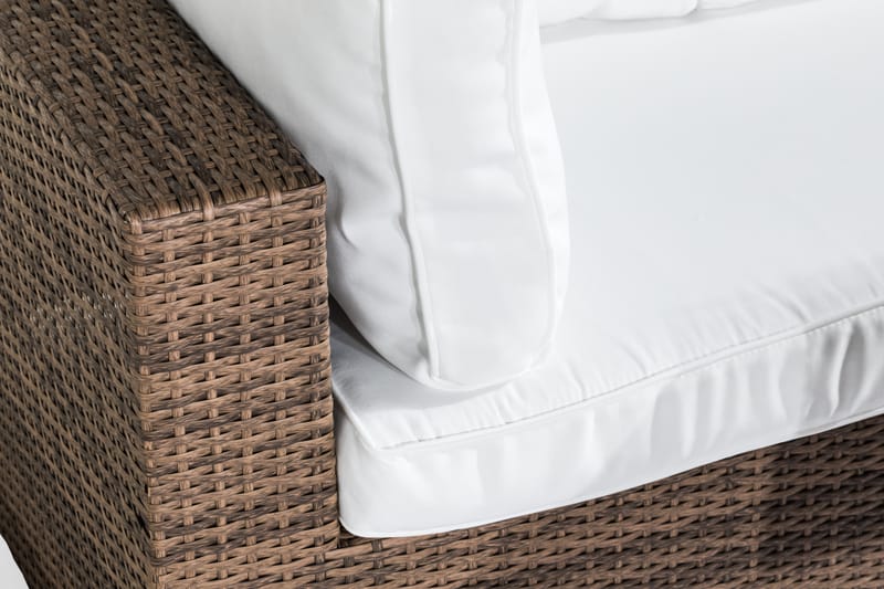 BAHAMAS Loungegrupp Utomhus 5-sits Bord Divan Sand - Utemöbler - Loungemöbler