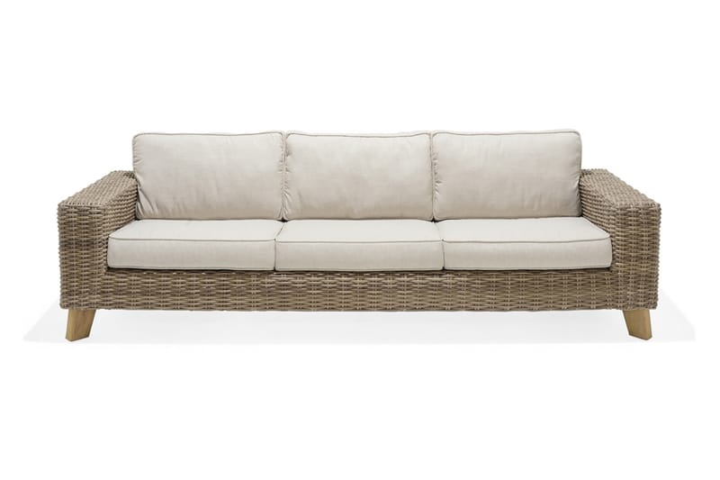 BAHAMAS Loungegrupp Utomhus 6-sits Beige - Utemöbler - Utegrupp - Loungegrupp