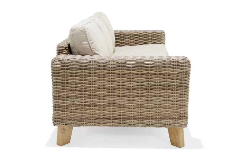BAHAMAS Loungegrupp Utomhus 6-sits Beige - Utemöbler - Utegrupp - Loungegrupp