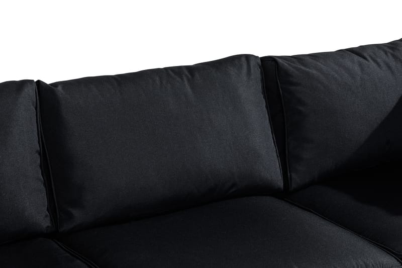 BAHAMAS Loungegrupp Utomhus 6-sits Bord Fåtölj Divan Grå - Utemöbler - Loungemöbler