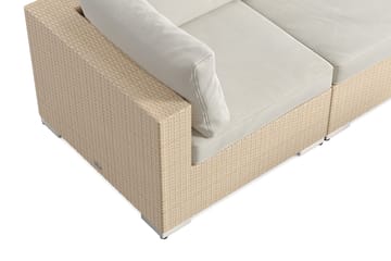 Bahamas utomhus hörnsoffa 7-sits vändbar med bord - Beige - Utemöbler - Utegrupp - Loungegrupp